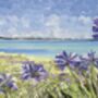 Tresco, Isles Of Scilly Paper Collage Art Card, thumbnail 2 of 3