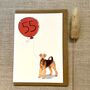 Personalised Lakeland Terrier Dog Birthday Card, thumbnail 2 of 4