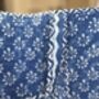 Tote Bag, Beach Bag, Block Print Indian Handbag, Indigo, thumbnail 3 of 11
