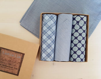 Elegance Printed Men's Handkerchiefs, 2 of 2