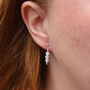 Rainbow Moonstone Droplet Earrings, thumbnail 1 of 4