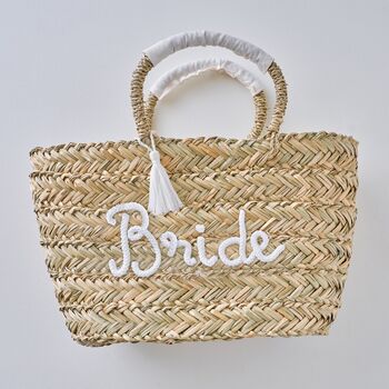 Bride Woven Rattan Bag With Tassels, 4 of 4