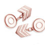 Arrow Cufflinks For Men And Women In Silver, Gold Or Rose Gold, thumbnail 4 of 9