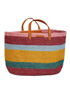 Bold Striped Sisal Shopper, 4 of 4