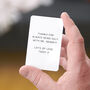 Personalised Father's Day Photo Wallet Card, thumbnail 2 of 3
