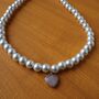 Glass Pearl Charm Necklace, thumbnail 5 of 10