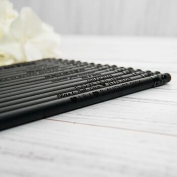 Custom Black Pencils Set, 4 of 10