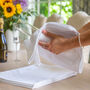 Classic White Tea Towels/ Catering Napkins, thumbnail 1 of 9