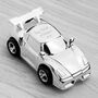 Personalised Silver Plated Sports Car Money Box, thumbnail 2 of 6