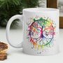Tree Of Life Vibrant Ceramic Mug, thumbnail 2 of 3