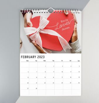Personalised Couple You And Me Calendar, 3 of 5