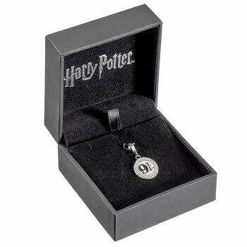 Harry Potter Sterling Silver Platform Nine Three/Four Clip Charm With Crystal Elements, 3 of 3