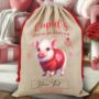 Personalised Valentine Animal Love Heart Cupid Sack, thumbnail 7 of 12