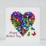Father's Day Butterfly Heart Card, thumbnail 1 of 5