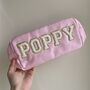 Personalised Nylon Large Pouch Patch Toiletry Makeup Cosmetic Bag, thumbnail 3 of 4