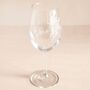 Personalised Birth Flower Wine Glass, thumbnail 1 of 5