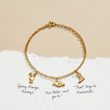 Personalised Dinky Story Three Charm Bracelet, 5 of 11