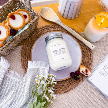 Farmhouse Cherry Bakewell Tart Candle, 3 of 3