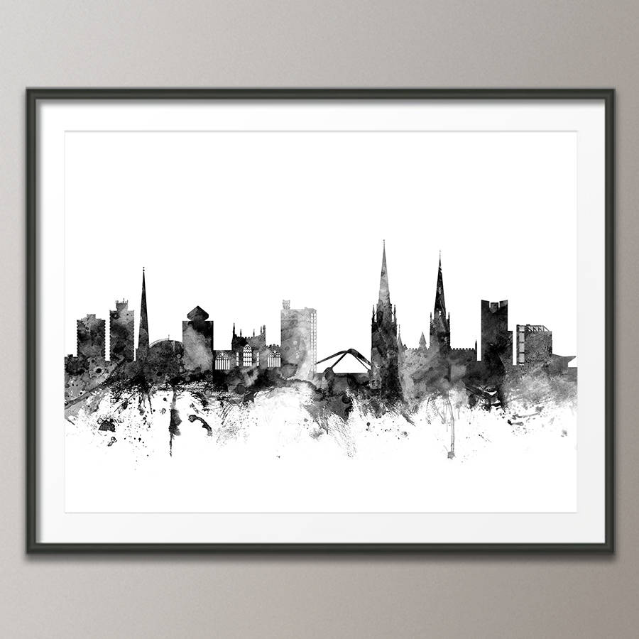 coventry skyline cityscape by artpause | notonthehighstreet.com