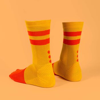 Orange Stripe Socks, 2 of 4