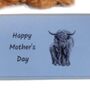 Happy Mothers Day Gift Card Highand Cow 18cm Gift Bag, thumbnail 4 of 7