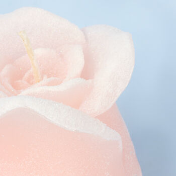 G Decor Elegant Pink Rose Decorative Candle, 4 of 4