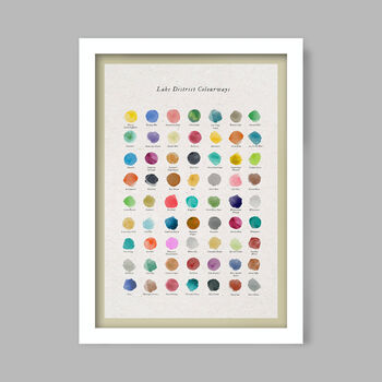 Lake District Colourways Poster Print, 3 of 4