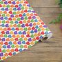 Pride Rainbow Hearts Gift Wrapping Paper Roll Or Folded, thumbnail 3 of 3