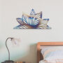 Metal Lotus Mandala Flower Wall Art Serene Design, thumbnail 9 of 12