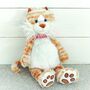 Christmas Cuddly Cat Soft Toy, Perfect For Cat Lovers, thumbnail 1 of 3