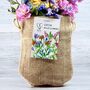 Save The Bee's Wildflower Jute Bag Grow Set, thumbnail 3 of 5