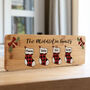 Personalised Christmas Stockings Family Sign, thumbnail 1 of 5