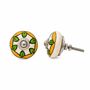 Traditional Ceramic Round Shaped Dresser Knob, thumbnail 1 of 8