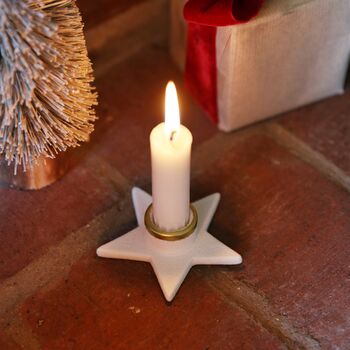 Ceramic Star Candlestick Holder, 4 of 5
