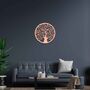 Wooden Mystery Tree Of Life Round Home Room Wall Art, thumbnail 5 of 10