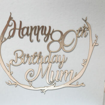 Personalised 80th Birthday Card For Mum, 11 of 12