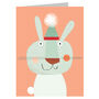 Mini Rabbit Greetings Card, thumbnail 2 of 5