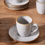 Seda Grey Ceramic Cup And Saucer, thumbnail 3 of 3