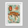 L Is For Leopard Poster Print, thumbnail 4 of 4