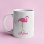 Flamingo Bird Personalised Gift Mug, thumbnail 2 of 3