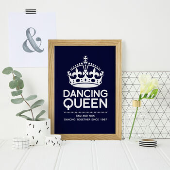 Personalised 'Dancing Queen' Print, 2 of 12