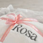 Personalised Soft Baby / Child's Dressing Gown In White, thumbnail 8 of 11