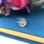 Sterling Silver Mini Sunflower Ring, thumbnail 3 of 7
