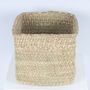 Milulu Grass Square Natural Storage Basket, thumbnail 5 of 7