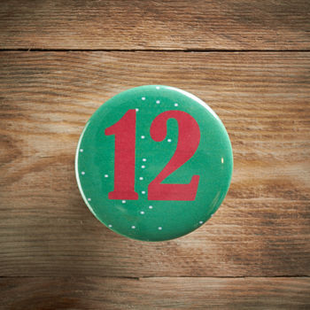 Christmas Patterned Advent Badges And Treat Bags, 4 of 4