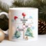 Personalised Family North Pole Two Names Christmas Mug, thumbnail 1 of 2