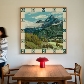 Mountain In The Country Print, Landscape Painting, 2 of 11