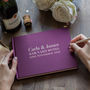 Opulent And Bespoke Wedding Guest Book, thumbnail 3 of 11