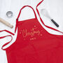 Personalised Christmas At Number Apron, thumbnail 4 of 10