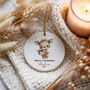 Personalised Woodland Reindeer Christmas Bauble, thumbnail 8 of 11